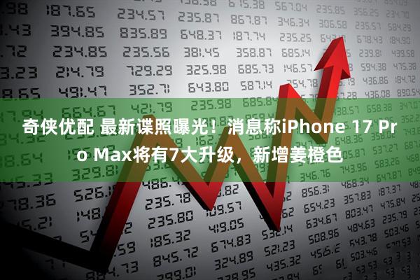 奇侠优配 最新谍照曝光！消息称iPhone 17 Pro Max将有7大升级，新增姜橙色