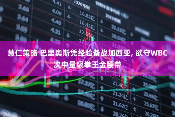 慧仁策略 巴里奥斯凭经验备战加西亚, 欲守WBC次中量级拳王金腰带